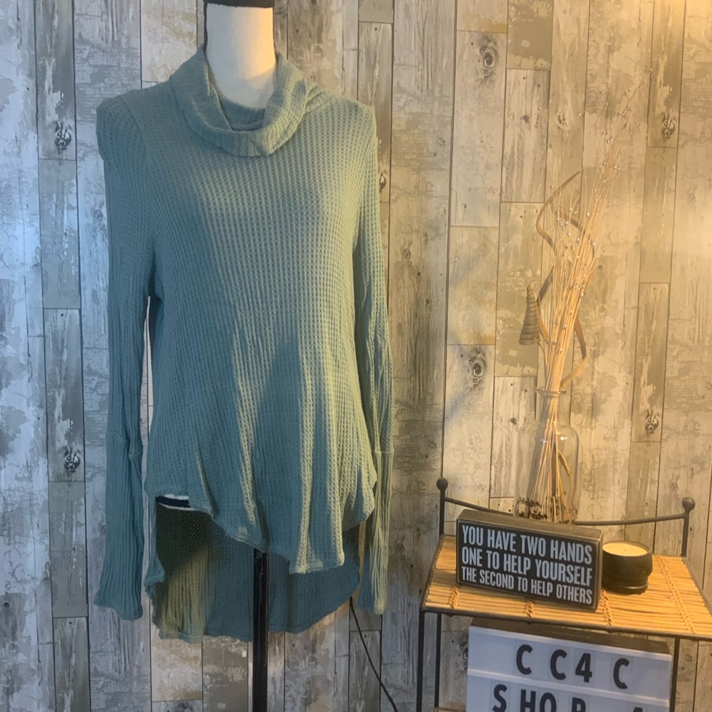 We The Free Sage Cowl Neck Sweater